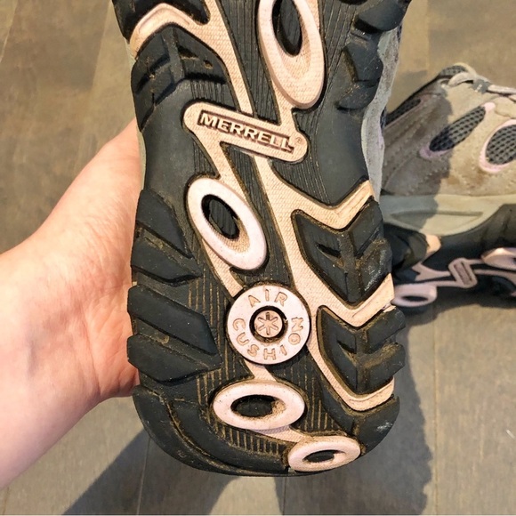 MERRELL Outdoor Hiking Grey & Pink Sneakers Trainers Winter Shoes Women US 7. - Picture 5 of 12